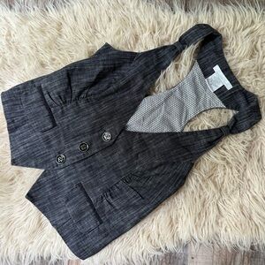 Charlotte Russe Y2K Denim Vest (Size Medium)